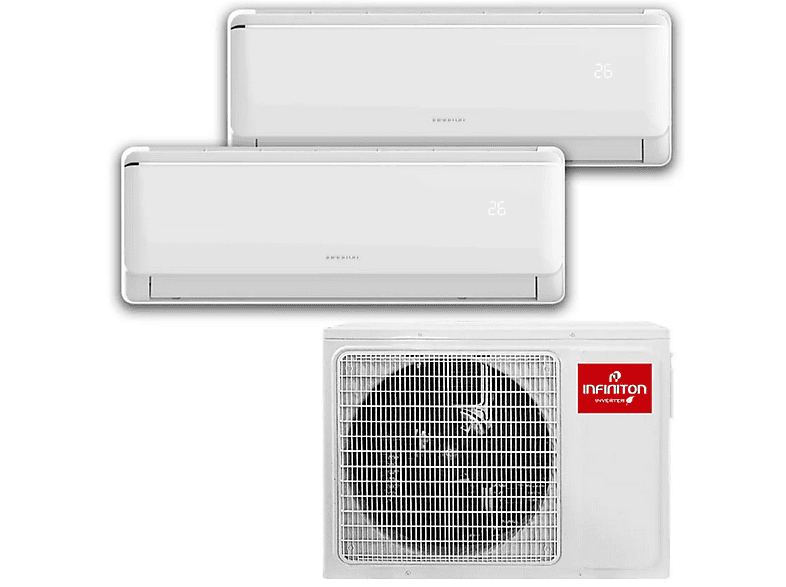 Split 2x1 INFINITON en color Blanco (mod. MULTI-A323B)