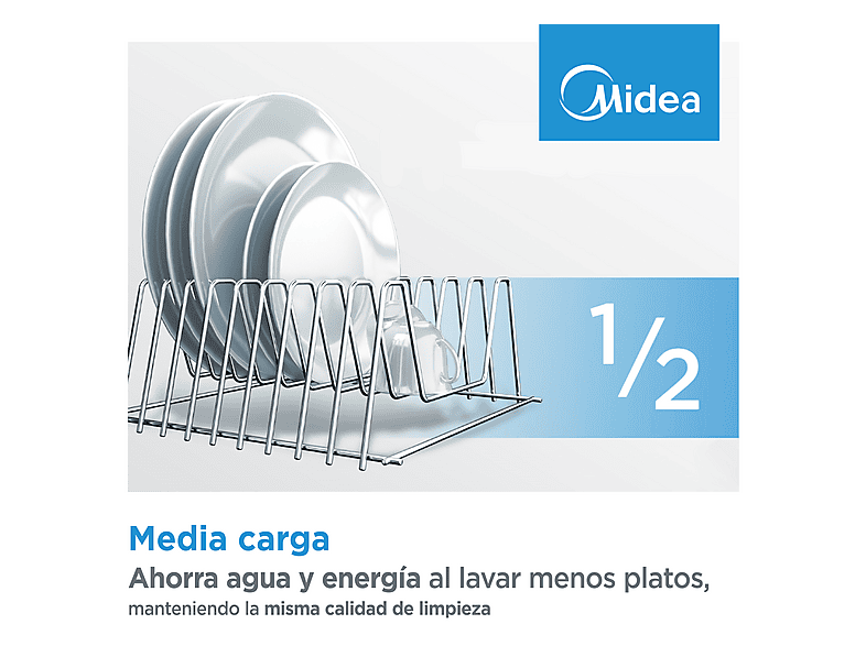 Lavavajillas MIDEA en color Inox de 12 Servicios — foto 9