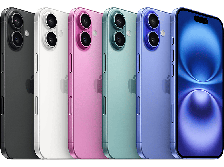 APPLE Smartphone 128 GB (mod. iPhone 16) en color Verde azulado — foto 5
