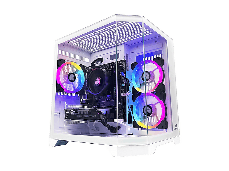 NITROPC PC Gaming — AMD Ryzen 5 5500 (6 núcleos y 12 hilos | 3,60 GHz hasta 4,20 GHz)