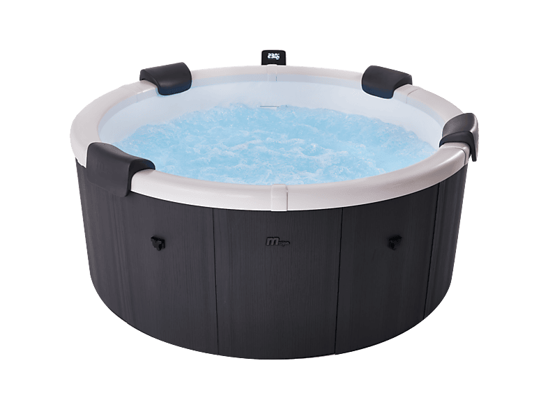 MSPA Spa de exterior en color Antracita — Desinfección con cloro y 70 cm
