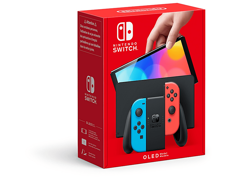 NINTENDO Consola en color Azul y Rojo Neón — 7" y Joy-Con — foto 3