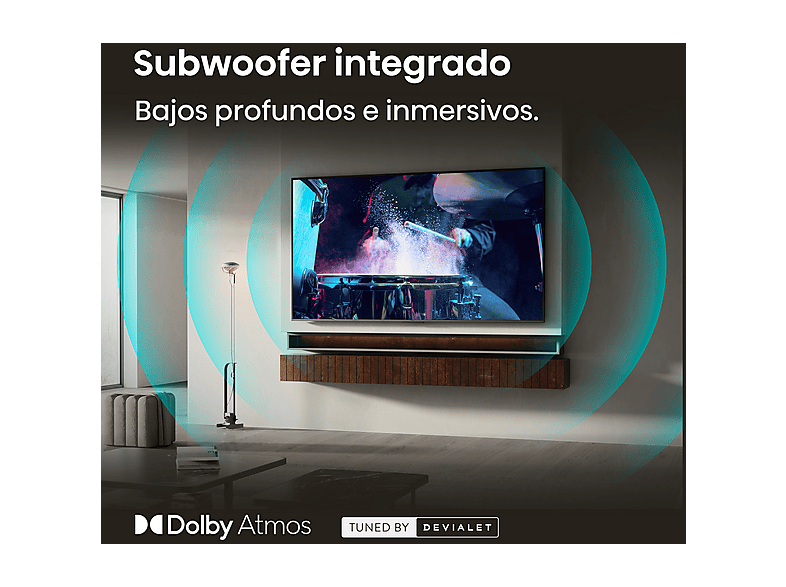 HISENSE TV Mini LED 85" UHD 4K (mod. 85E8S) en color Negro — foto 10