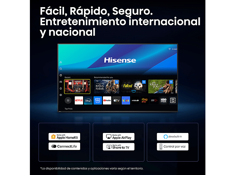 HISENSE TV Mini LED 85" UHD 4K (mod. 85E8S) en color Negro — foto 14