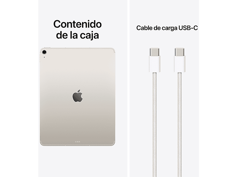 APPLE Tablet en color Blanco — 128 GB y 13" Liquid Retina — foto 10
