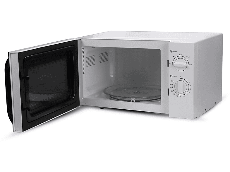 BYTELIKE Microondas libre instalación en color negro — 800 W y 30 l