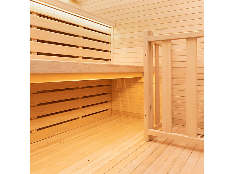 POOLSTAR Sauna de interior en color Marrón (mod. Sense 3 Plazas De) — foto 6
