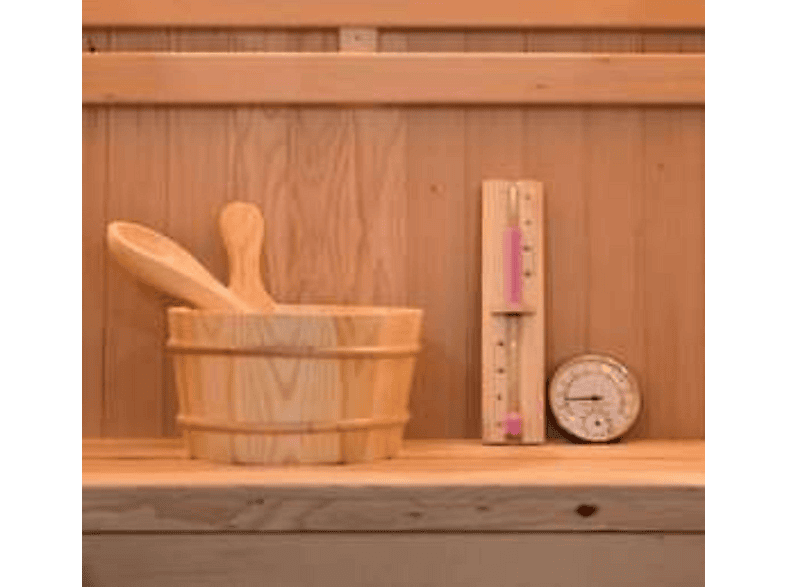 POOLSTAR Sauna de interior en color Marrón (mod. Sense 3 Plazas De) — foto 8