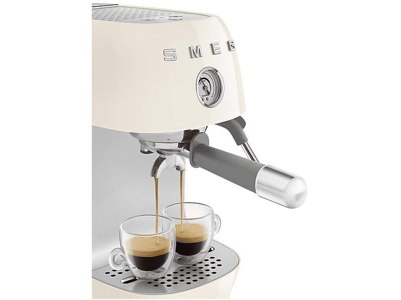 Cafetera espresso SMEG con 15 bar en color crema — foto 3