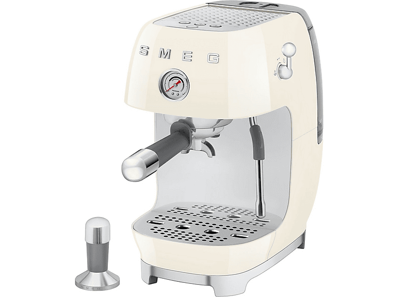 Cafetera espresso SMEG con 15 bar en color crema — foto 4