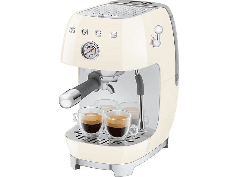Cafetera espresso SMEG con 15 bar en color crema — foto 7