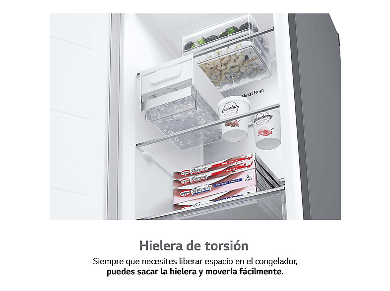 LG Congelador vertical en color Inox texturizado antihuellas — foto 8