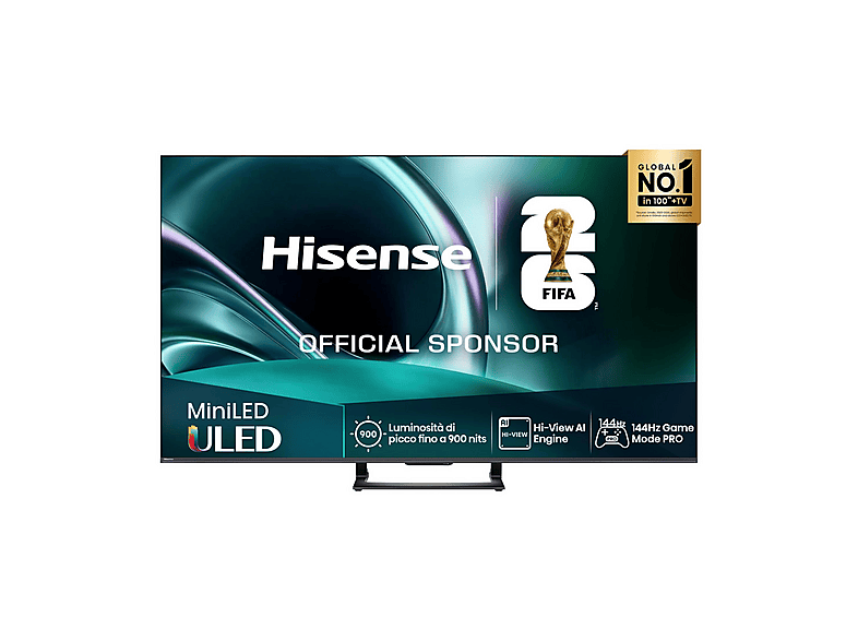 HISENSE TV Mini LED 55" en color Black — UHD 4K y Smart TV