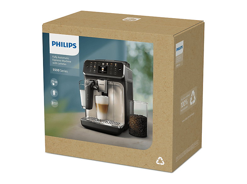 PHILIPS Máquina espresso en color Cromo, Blanco — 15 bar y 230 W — foto 6