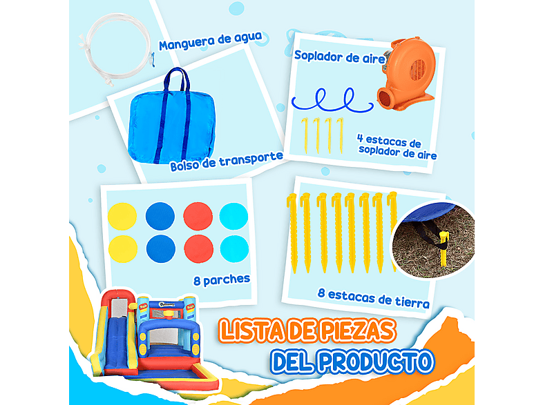Castillo Hinchable OUTSUNNY de a partir de 3 año(s) — foto 4