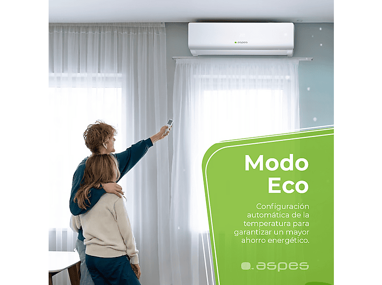 Aire acondicionado Split 1x1 ASPES en color Blanco de 12000 fg/h — foto 6