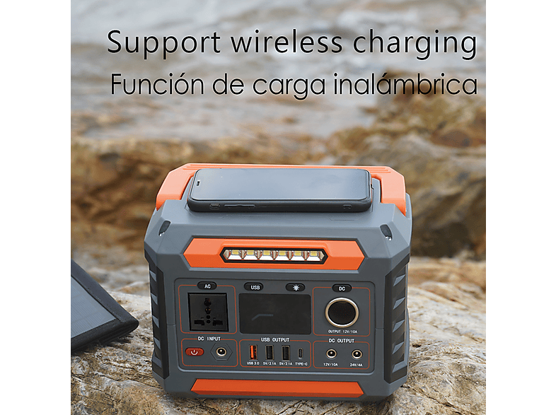 Estación de energía DAM ELECTRONICS con 78000 mAh en color Naranja — foto 4