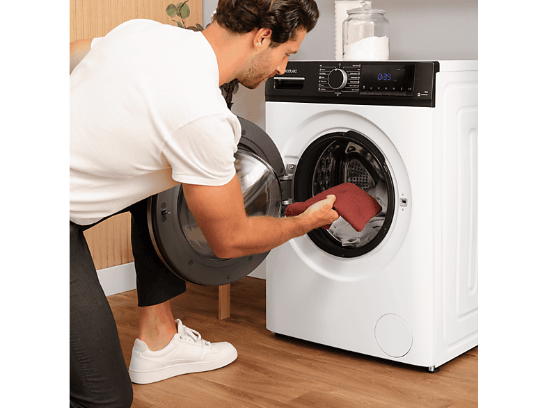 CECOTEC Lavadora carga frontal 8 kg (mod. Bolero DressCode 8610 Inverter) en color White — foto 7