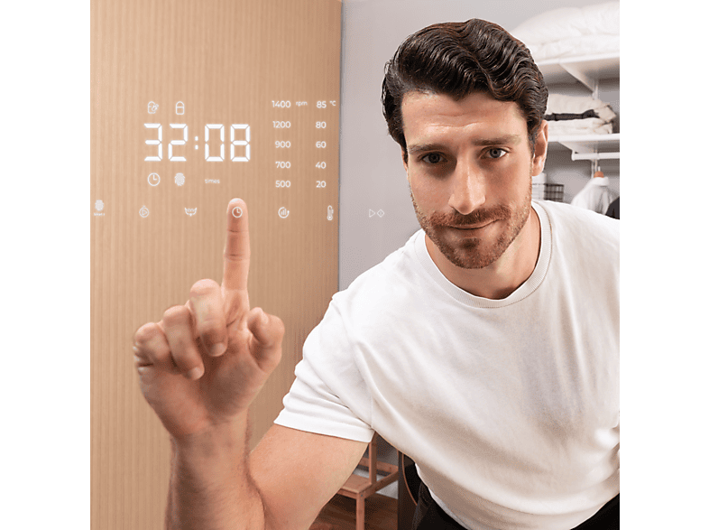 CECOTEC Lavadora carga frontal 8 kg (mod. Bolero DressCode 8610 Inverter) en color White — foto 10