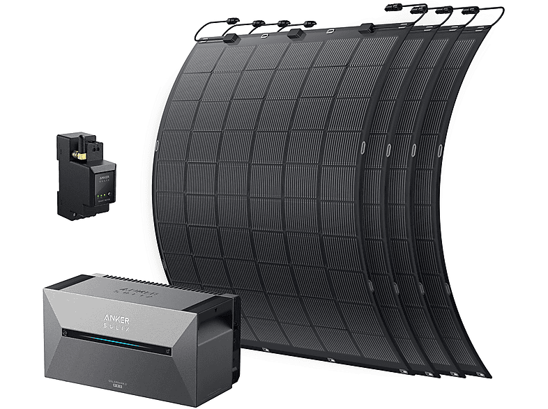 Kit solar ANKER en color Negro (mod. E1600 Pro con 4xFS20)