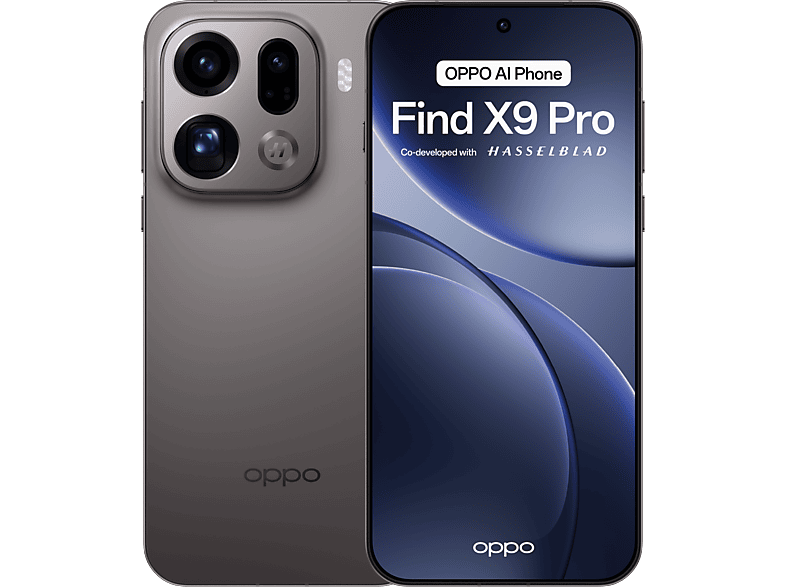 Móvil OPPO en color Titanium Charcoal de 512 GB