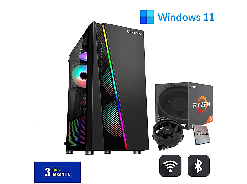 JOYBE COMPUTERS PC Gaming AMD Ryzen™ 5 5600G (mod. Gaming Pro Avanzado AMD)