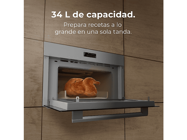CECOTEC Horno con microondas en color Gris — Integrable y 34 l — foto 3