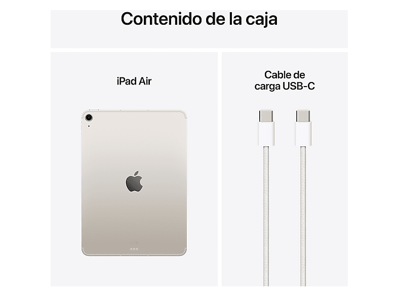 APPLE Tablet en color Blanco estrella — 1TB y 11" — foto 10