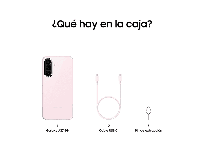 Móvil SAMSUNG en color Rosa Claro de 128 GB — foto 6
