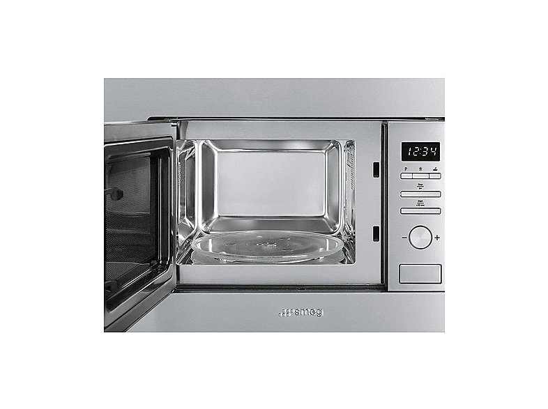 SMEG Microondas en color Color Inox — 800 W y 21 l — foto 3