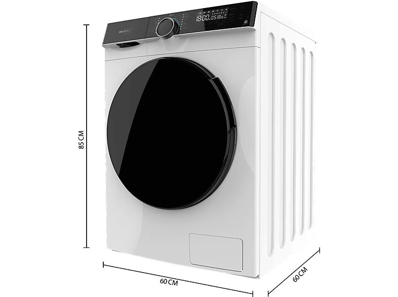 CECOTEC Lavadora carga frontal en color White — 12 kg y 1400 rpm — foto 3