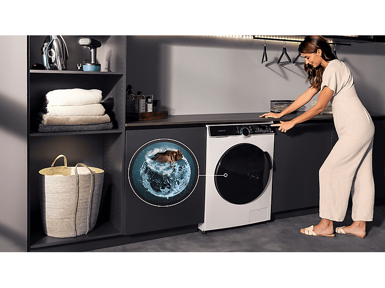 CECOTEC Lavadora carga frontal en color White — 12 kg y 1400 rpm — foto 8