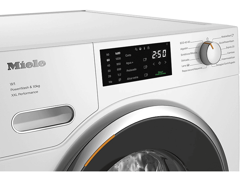 MIELE Lavadora carga frontal 10 kg (mod. WCS) en color Blanco loto — foto 3