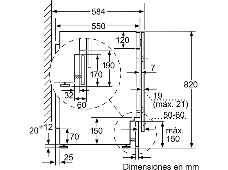 Lavadora secadora integrable BOSCH — 7kg+4kg y 1355 rpm — foto 6