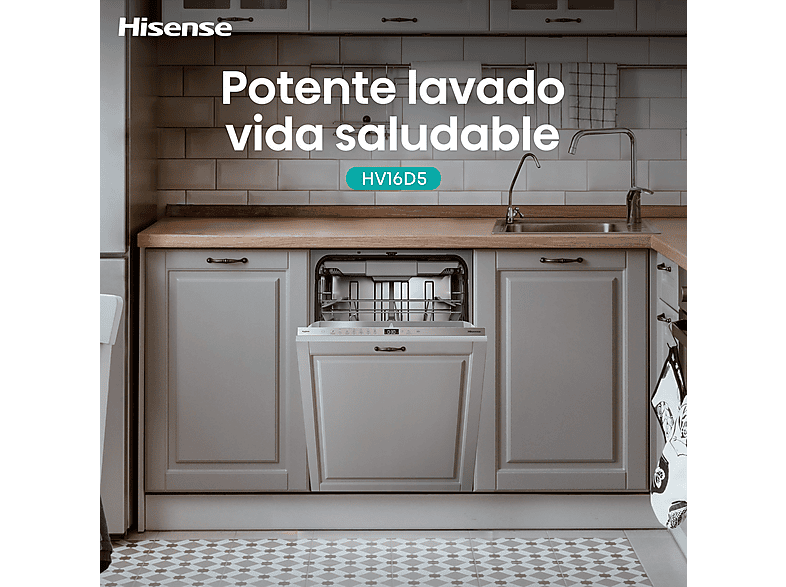 Lavavajillas integrable HISENSE en color Sin Panelar, 16 servicios — foto 13