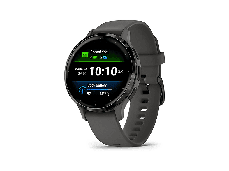 GARMIN Smartwatch PEBBLE GRAY AND SLATE (mod. VENU 3S) en color Negro — foto 3