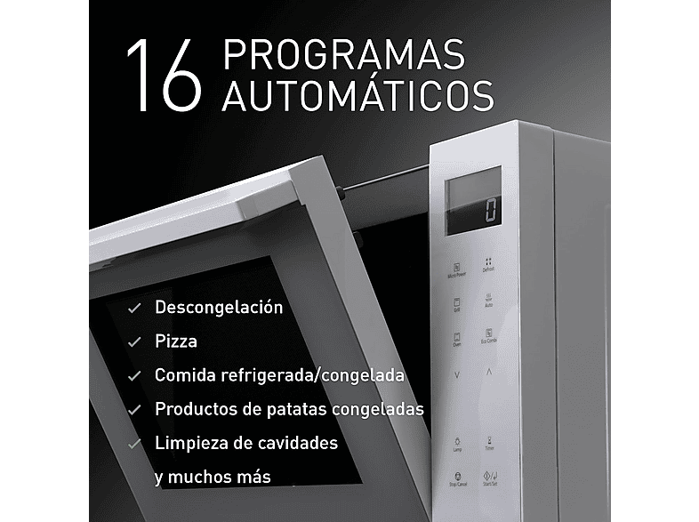 Microondas con horno PANASONIC en color Blanco, 1380 W — foto 4