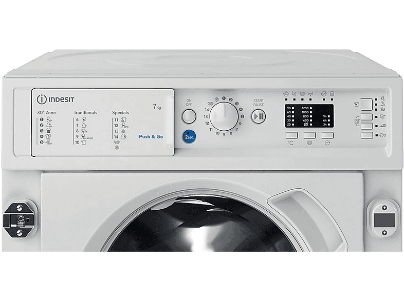 INDESIT Lavadora integrable en color Sin panelar (mod. BI WMIL 71252 EU) — foto 15