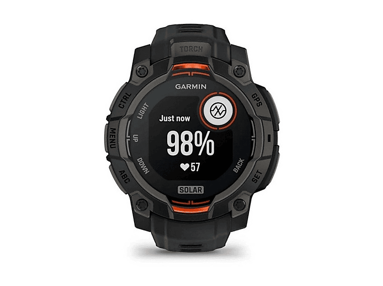 GARMIN Smartwatch Fibre Reinforced Plastic (FRP) (mod. Instinct 3 Solar) en color Negro — foto 6