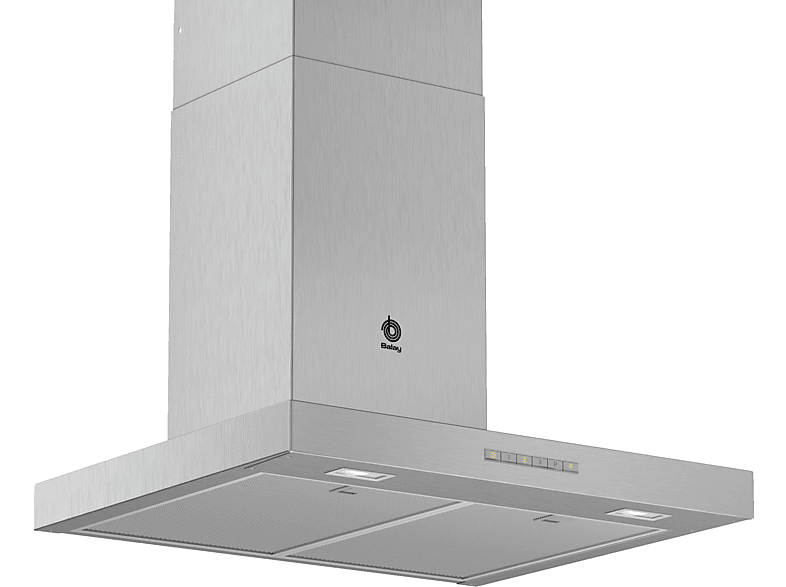 BALAY Campana decorativa en color Inox — 450 m³/h y Control electrónico