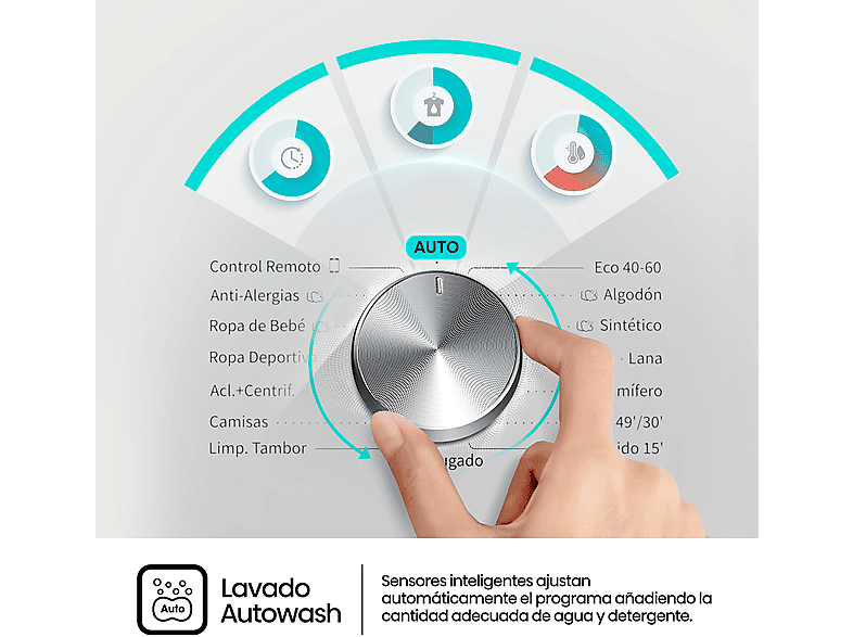 HISENSE Lavadora carga frontal 9 Kg en color Blanco — foto 9