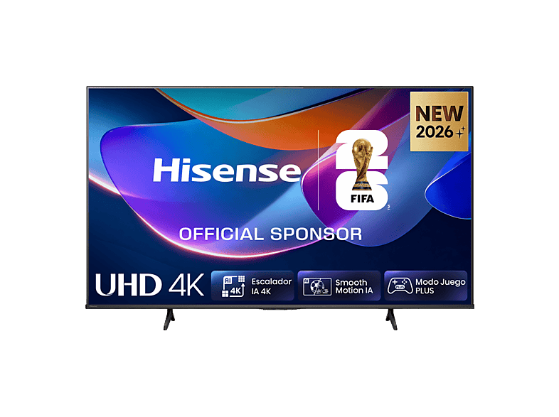TV LED 55" HISENSE en color Negro, UHD 4K