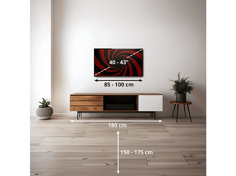 TV LED 55" HISENSE en color Negro, UHD 4K — foto 4