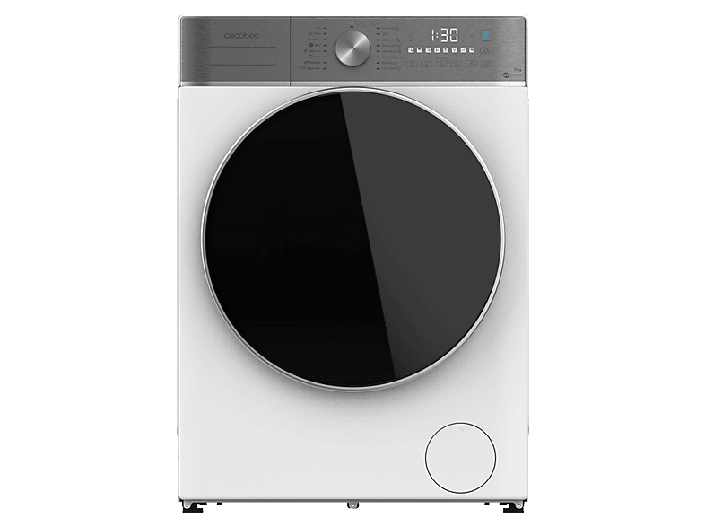 Lavadora carga frontal CECOTEC — 10 kg y 1400 rpm (mod. Bolero DressCode 10800 Inverter)
