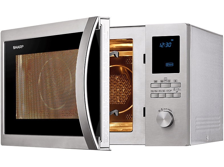 SHARP Microondas libre instalación 1000 W en color Acero