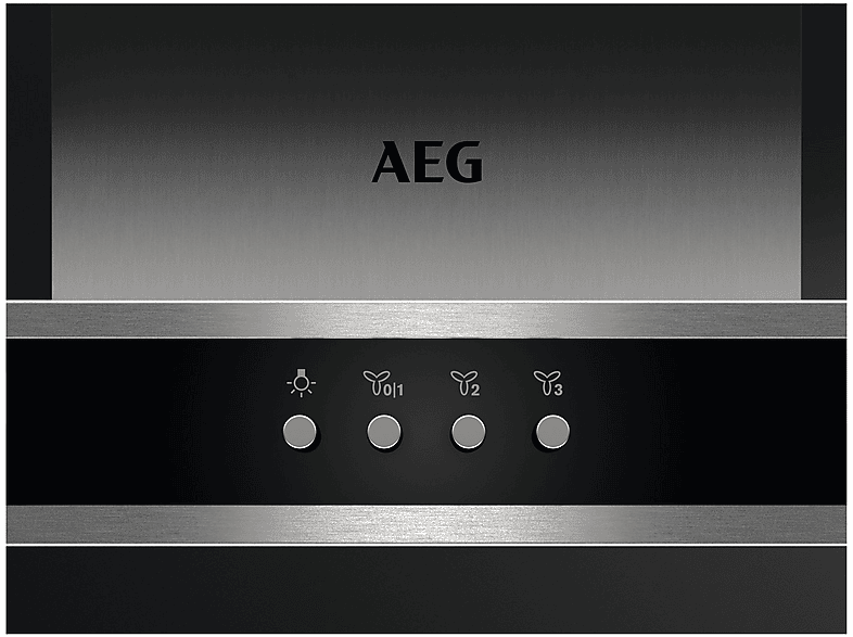 Campana decorativa AEG con 3 velocidades en color Inox — foto 3