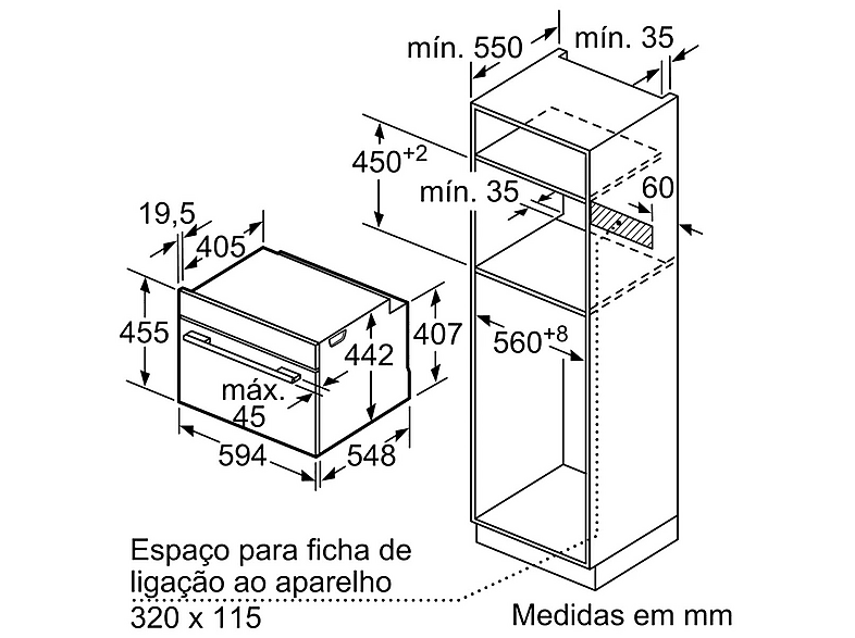 Horno compacto BOSCH en color negro de Integrable — foto 6
