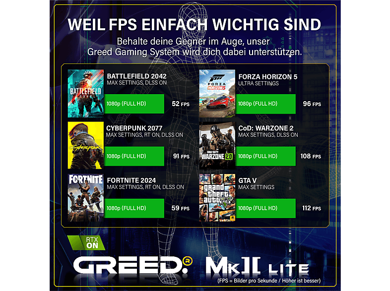 PC Gaming GREED — Intel Core i5 10400F y 16 GB RAM (mod. MK2 Intel Lite |) — foto 7