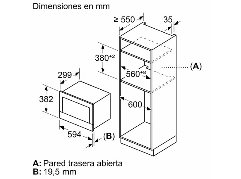 Microondas integrable BOSCH — Serie 8 y 900 W — foto 7