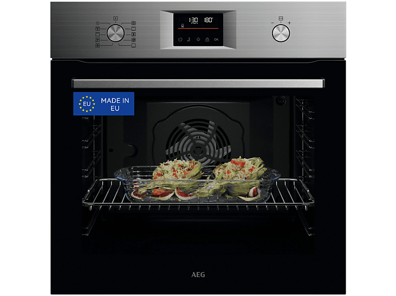 AEG Horno Multifunción en color INOX Antihuellas